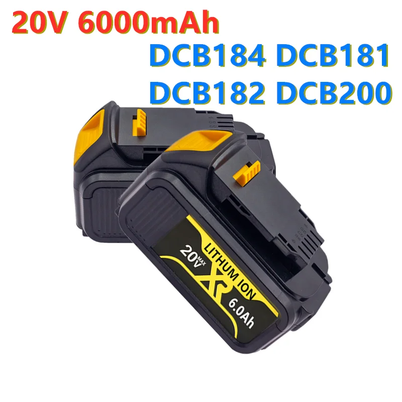 

Сменный аккумулятор для электроинструмента DeWalt DCB184 DCB181 DCB182 DCB200 20 в 5 А 18 в 18 в L50