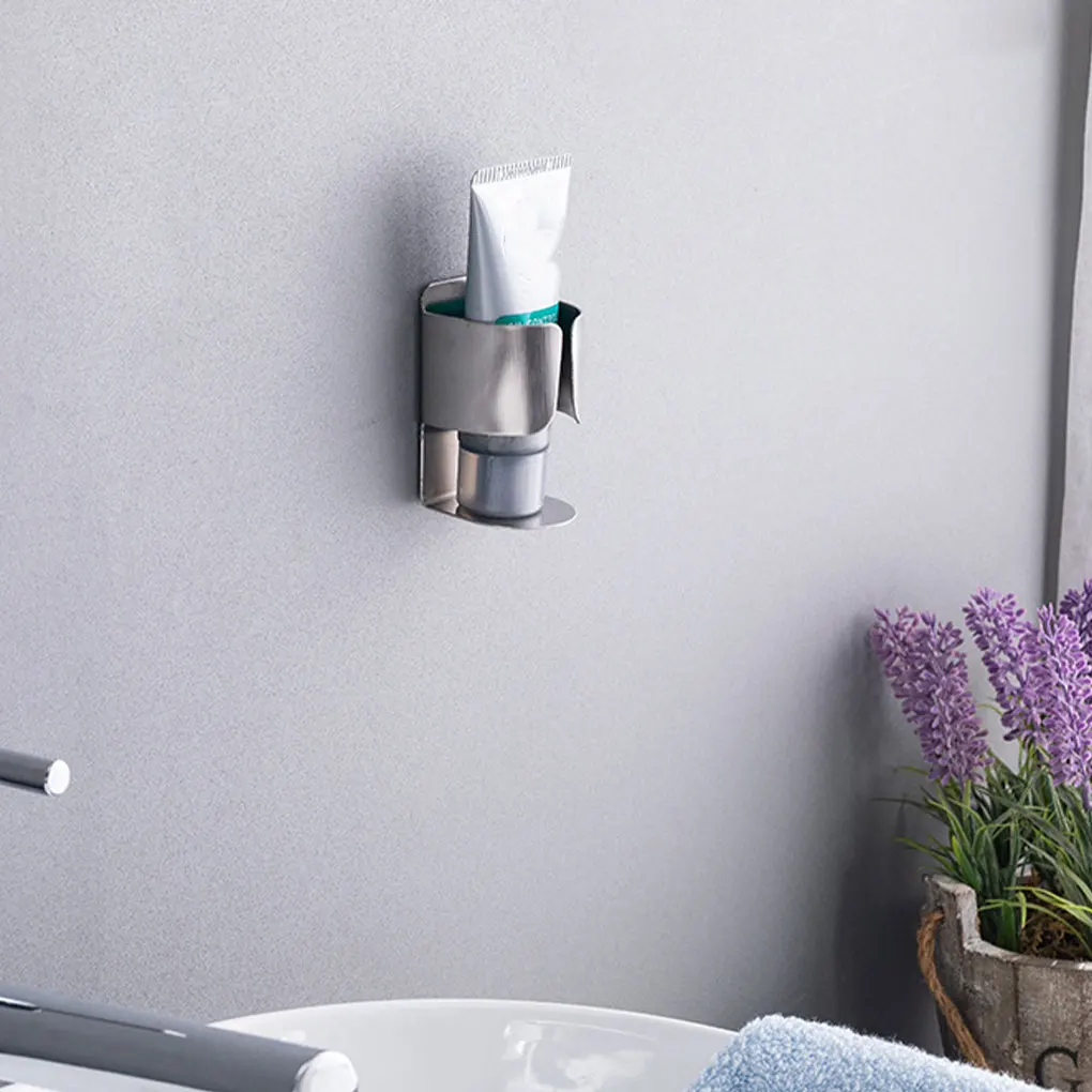 

Wall Mount Bath Holder Storage Rack Stainless Long-lasting Convenience