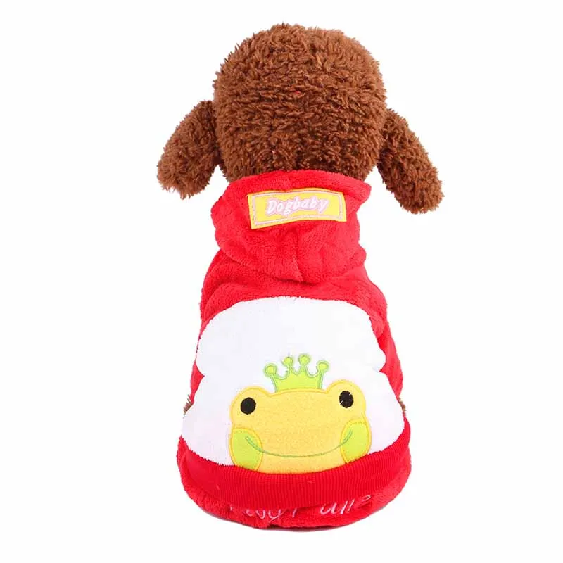 

Winter Cute Milu Deer Design Dress Up Clothing Coral Velvet Multi-pattern Cartoon Design Puppy Clothes Dog Warm Hoodies Coat