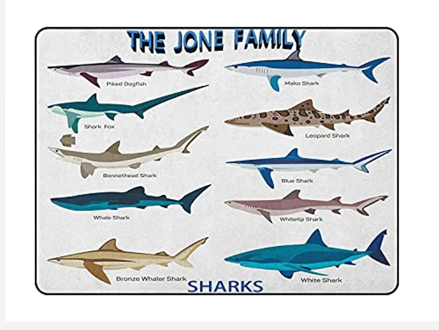 

Personalized Shark Sign, Shark Pattern whaling Type, Shark Maritime Nautical Sign Wall Decoration Art Plaque