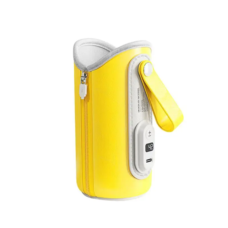 

Portable Bottle Warmer USB Car Out Milk Bottle Thermostat Heating Warm Heat Keeper With 5 Levels Of Temperature Adjustable