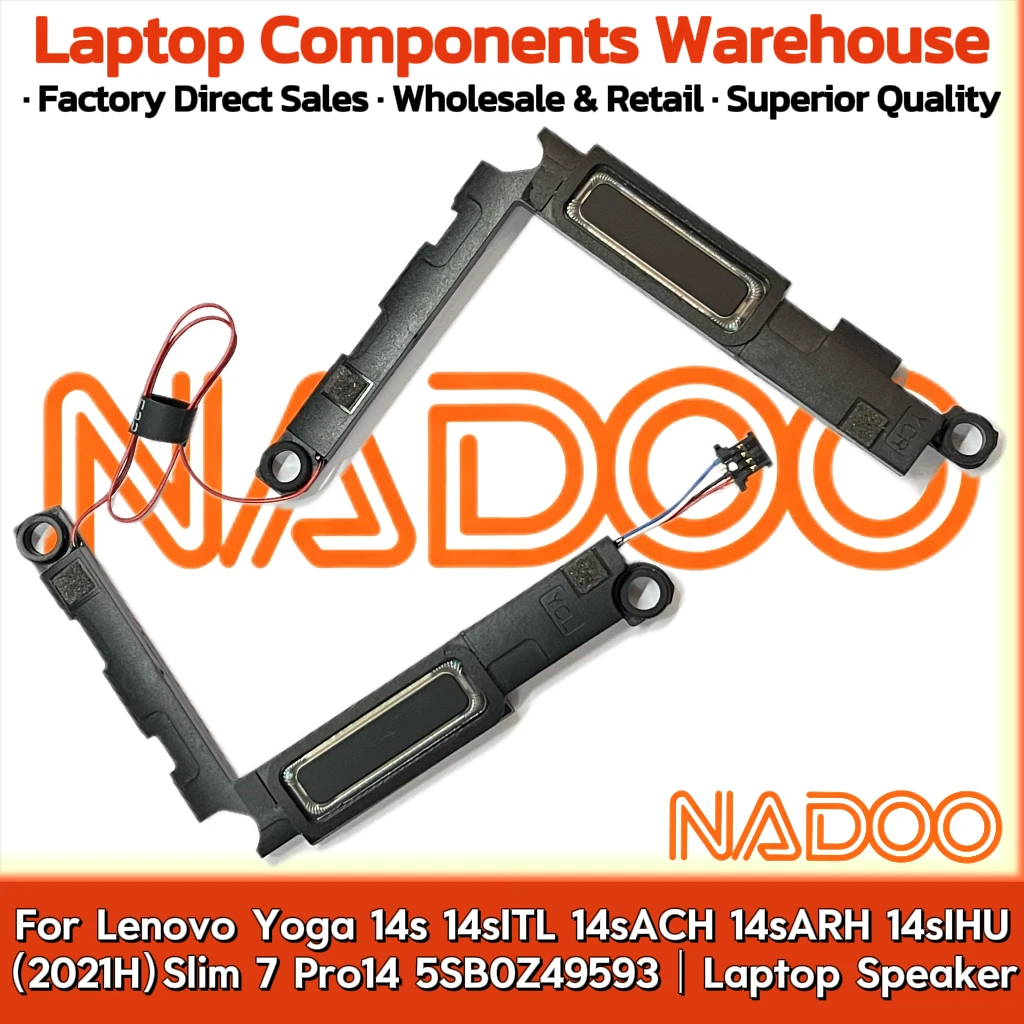Фото Новый оригинальный аудиодинамик для ноутбука Lenovo Yoga 14s 14sITL 14sACH 14sARH 14sIHU (2021H) Slim 7 Pro14 5SB0Z49593 №2