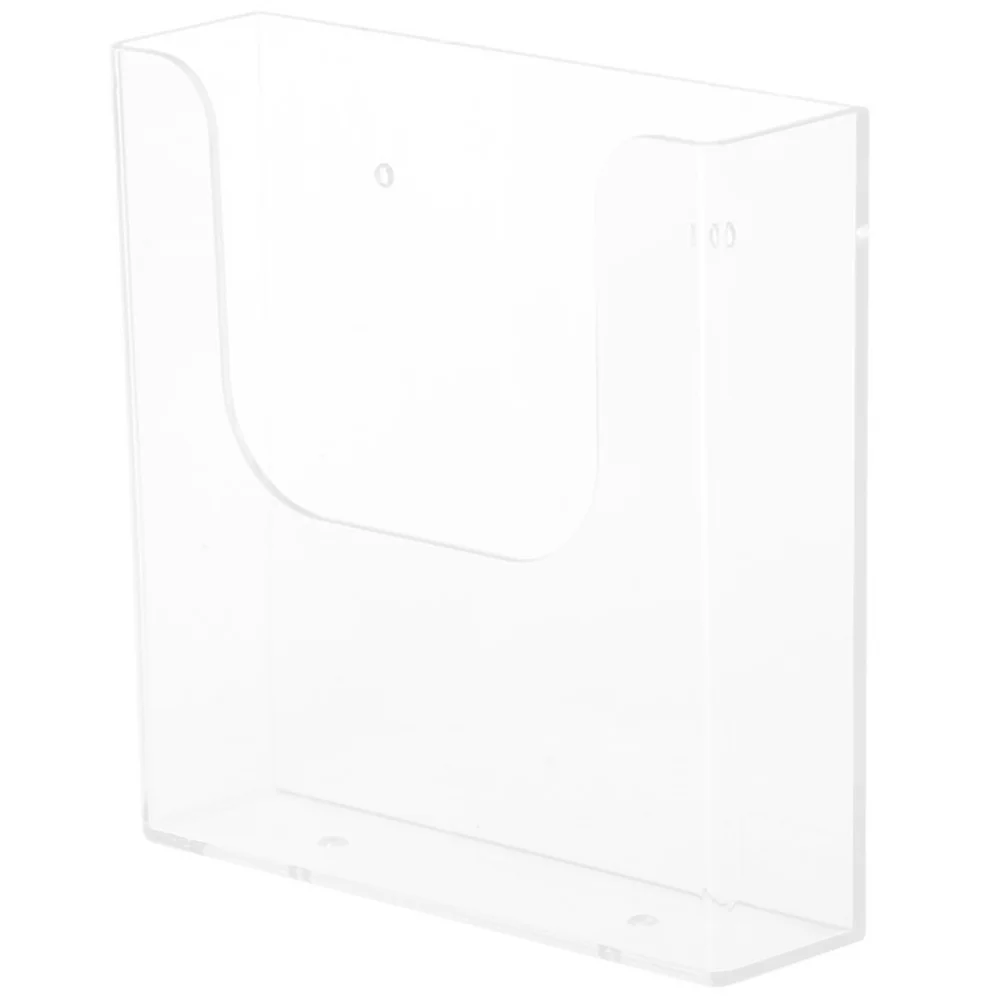

Wall-mounted Document Organizer Practical Clear File Holder File Paper Rack for Office
