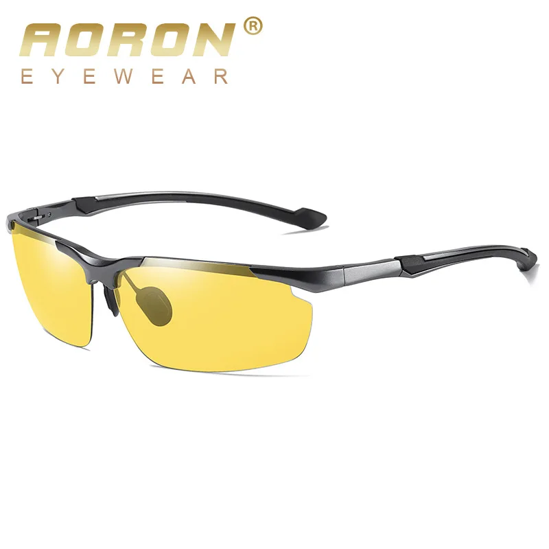 Aolong новые поляризационные солнцезащитные очки Al-Mg велосипедные меняющие цвет