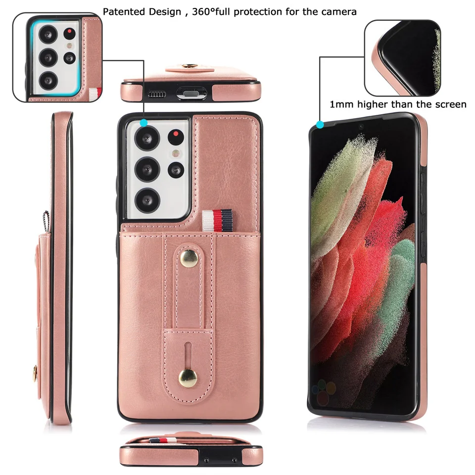 Кожаный чехол-бумажник для Samsung Galaxy S22 S21 S20 FE S10 NOTE 20 Ultra 9 10 Pro | Чехлы мобильных