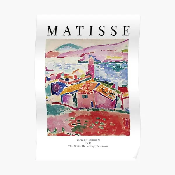 

Henri Matisse View Of Collioure Exhi Poster Decor Painting Decoration Room Art Modern Home Vintage Picture Print Mural No Frame