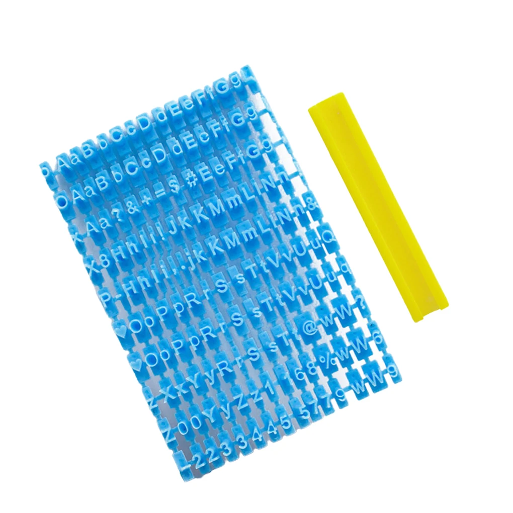 

1/2/3/5 штамп для пресса, товары для рукоделия, тиснение, инструменты для украшения бисквитов, буквенно-цифровой штамп для ресторана, синий