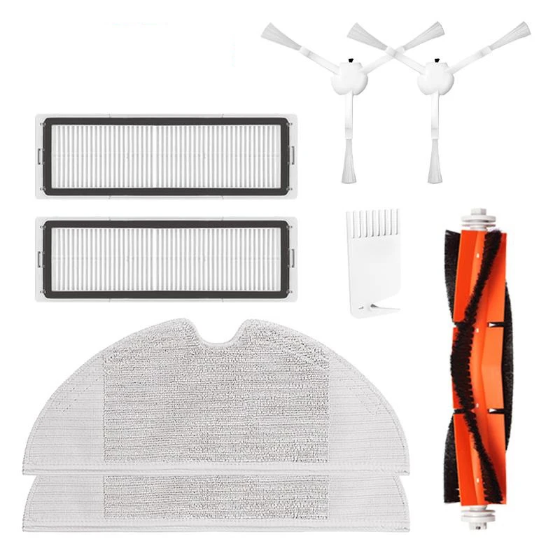 

8Pcs Hepa Filter Main Brush Mop Cloth Replacement Kits for Xiaomi Mijia 1C STYTJ01ZHM Robot Vacuum Cleaner Accessories