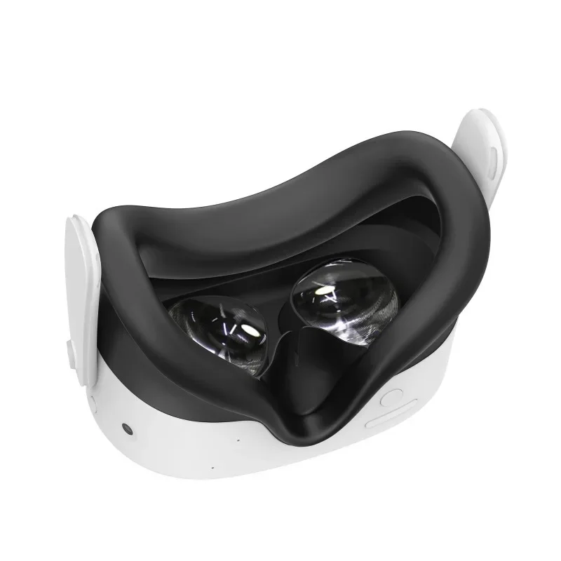 Силиконовый чехол для лица VR Meta Quest 3S легкая герметичная сменная маска с защитой