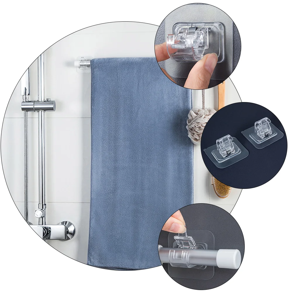 4 шт. подвесной стержень в японском стиле зажим крючки для штор вешалка пружинный