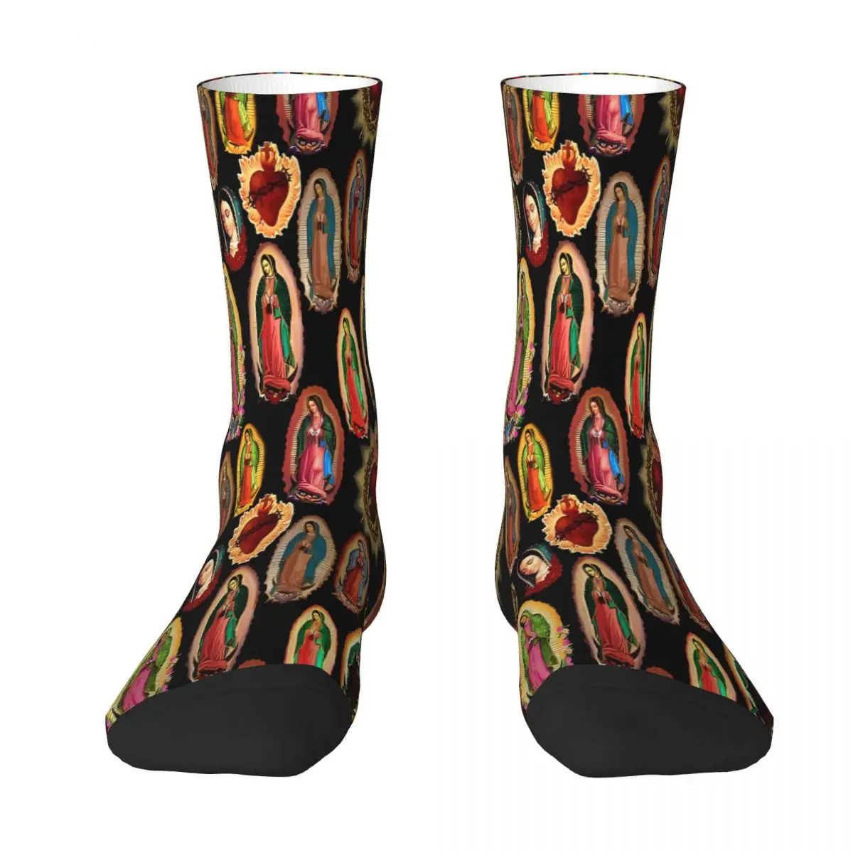 

Our Lady Of Guadalupe Virgin Mary Sock Socks Men Women Polyester Stockings Customizable Funny