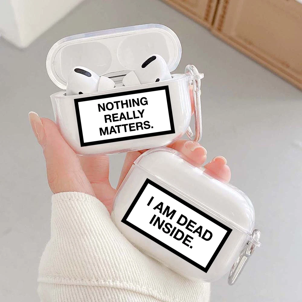

But My Mom Says I Am Cool Text Quotes Soft Airpods Case for Airpods Pro 3 2 1 Wireless Earphone Cover Airpod Cases Funda Coque