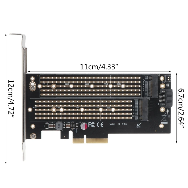 Плата расширения PCI-E на Внутренние аксессуары для домашнего компьютера