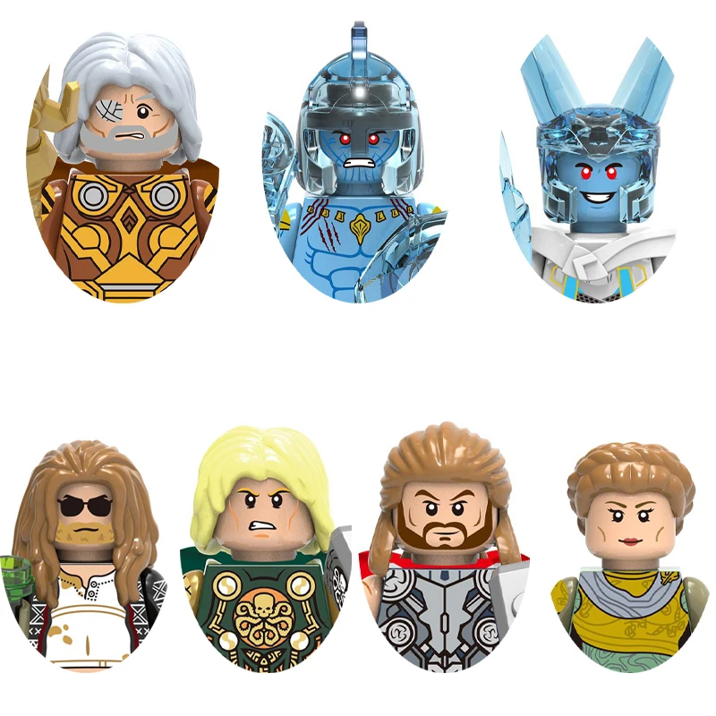 

XH1356 Heroes Blocks Disney Movies Anime Bricks Mini Action Toy Figures Building Blocks Assembly Toys Child Gifts