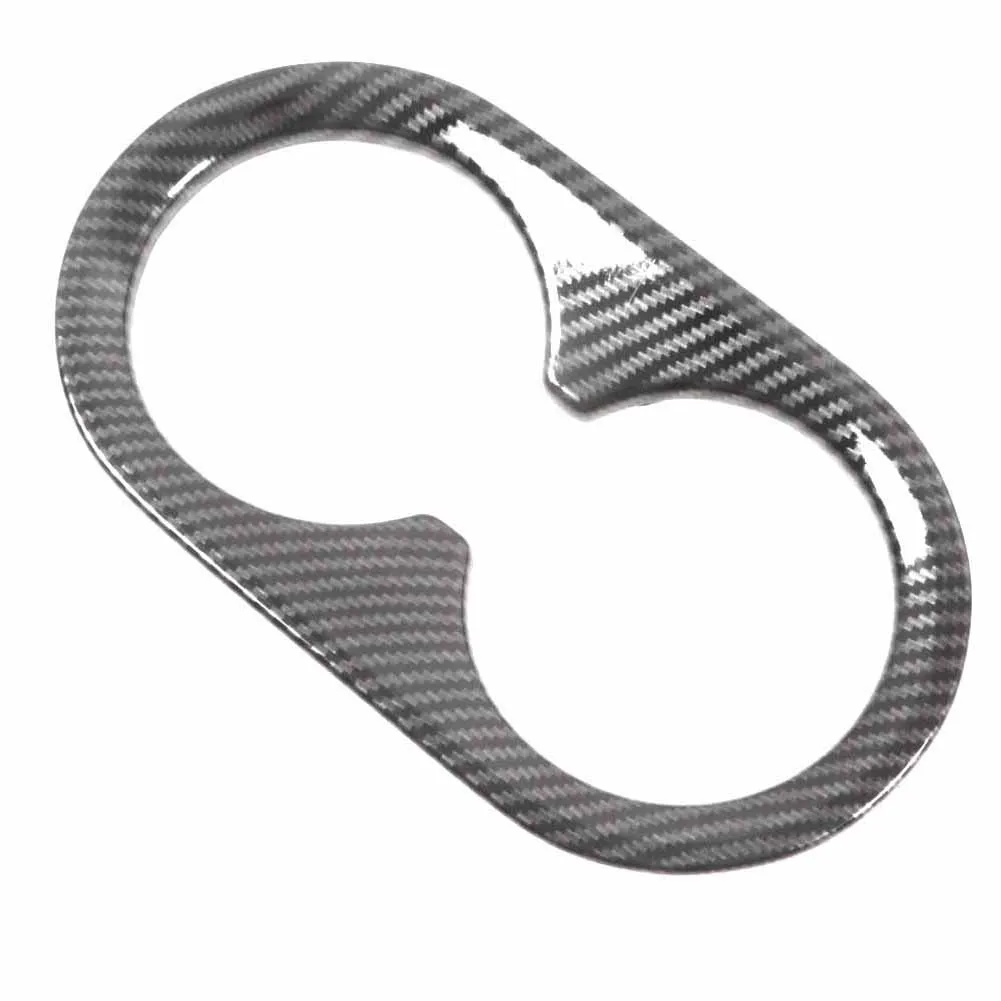 Автомобильный держатель стакана из углеродного волокна АБС панель Крышка