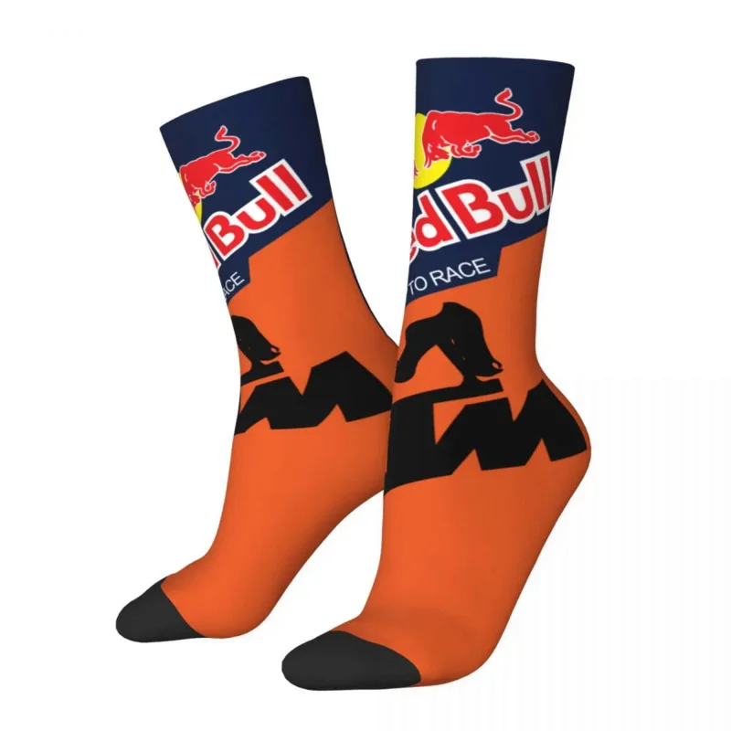 

Motocross Motor Design Theme All Season Stuff For Female Cozy Printed Socks