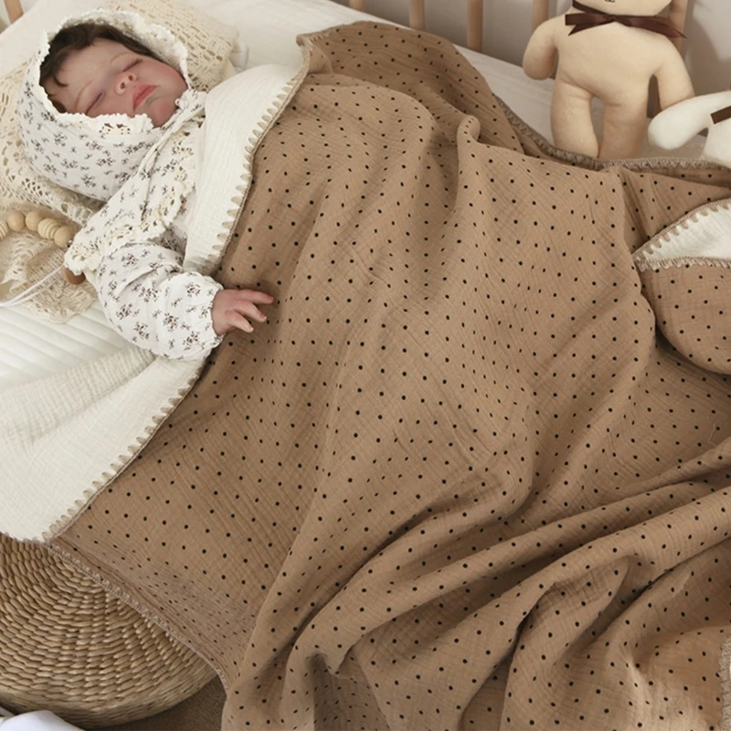 

Newborn Swaddle Blanket High Absorb Infant Shower Blanket Wrap Towel Baby Summer Bath Towel Unisex Receiving Blanket