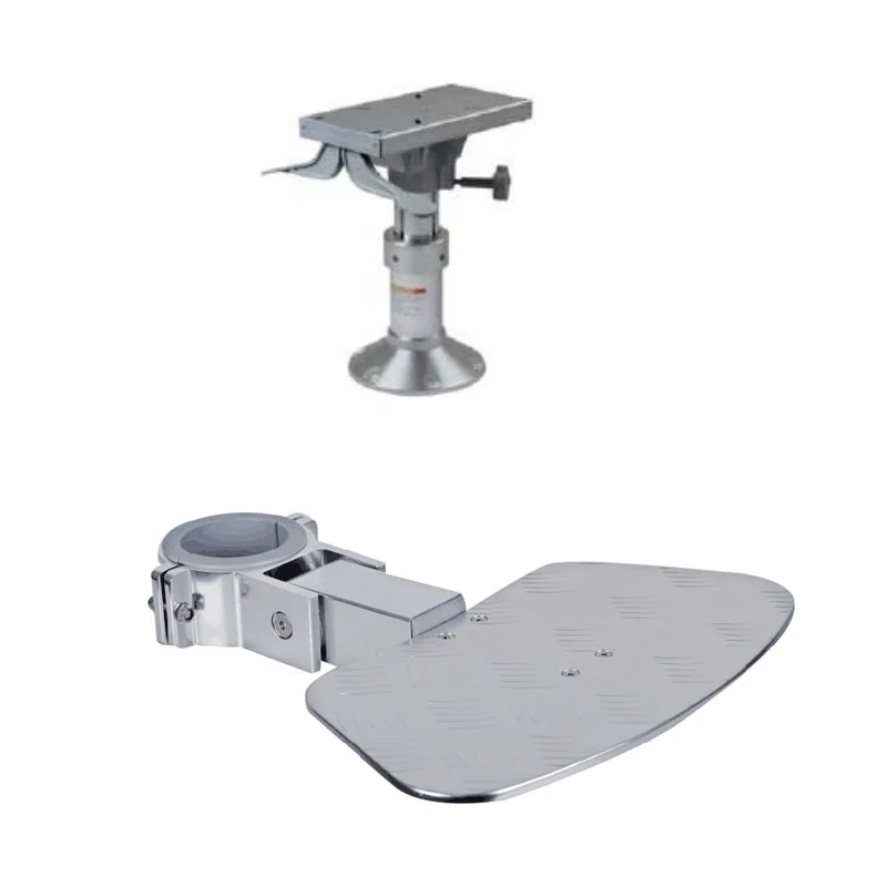 

Gas Powered Adjustable Boat Seat Pedestal with Footrest