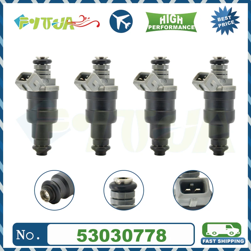 Топливная форсунка 4/6/8шт. 53030778   Для Jeep Grand Cherokee Dodge Dakota Durango Ram B1500 B2500 B3500 Автомобильные аксессуары
