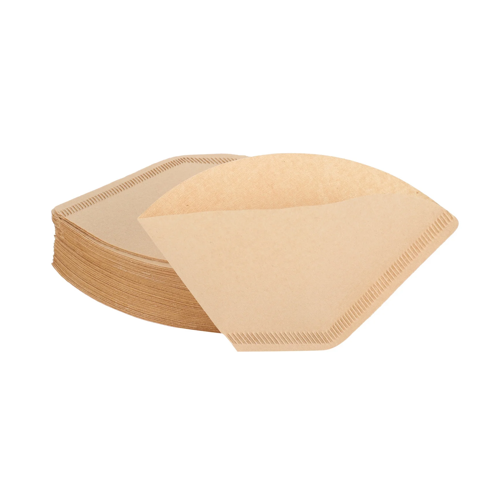 

100Pcs Coffee Filters Disposable Cone Paper Coffee Filter Natural Unbleached Filter 4-6 Cup for Pour Over Coffee Makers