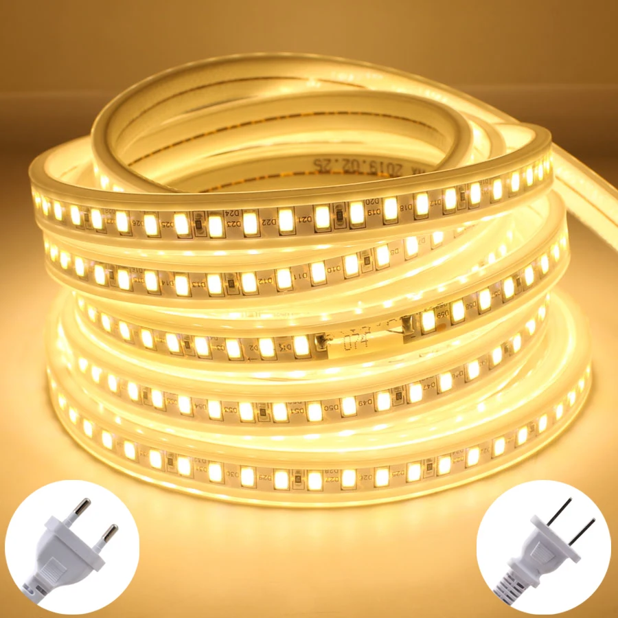 

SMD 5730 светодиодная лента 220в диодная лента водонепро 120 LEDs/m，1-10m