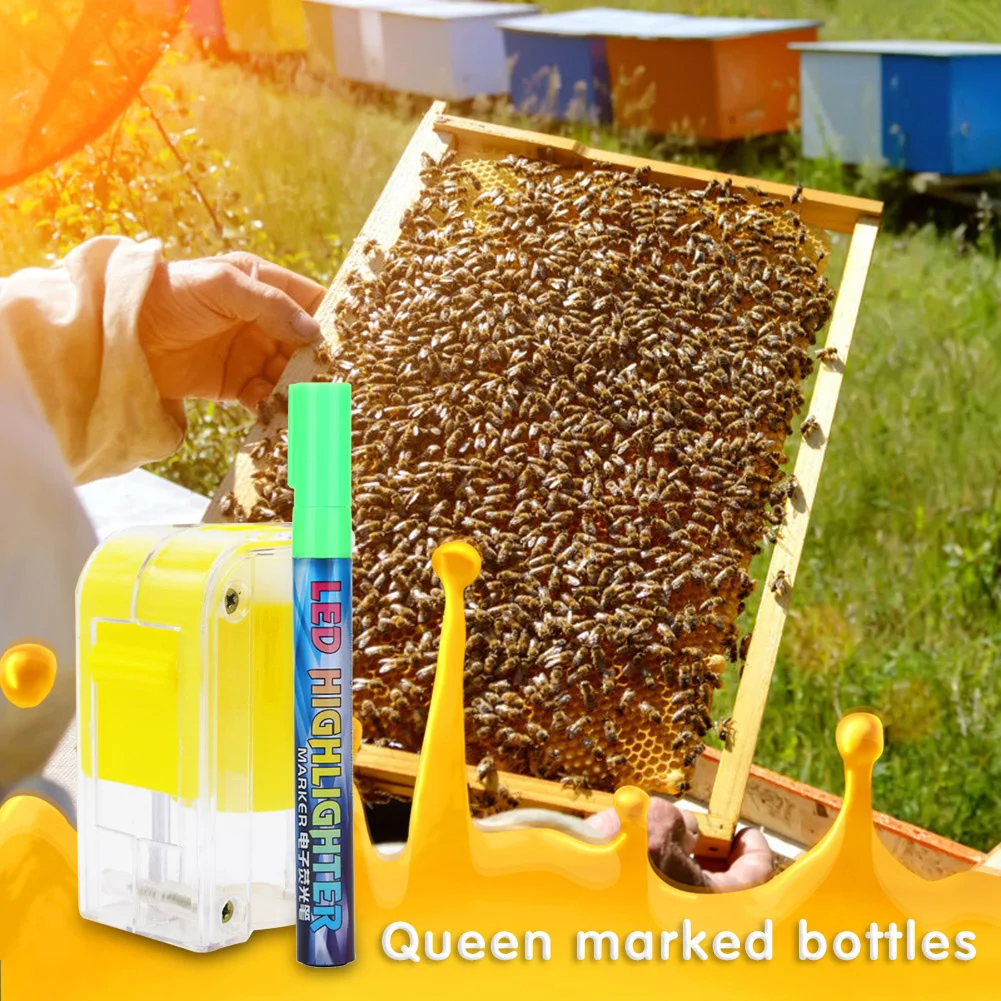 

Набор инструментов для маркировки пчел, ручки с зажимом для пчел, 8 цветов