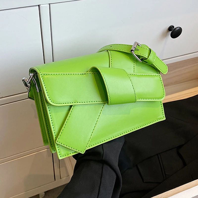 Fashion Women's Shoulder Bag Luxury Handbags and Purses Designer Solid Pu Leather Crossbody Bags Casual Female Messenger Bag