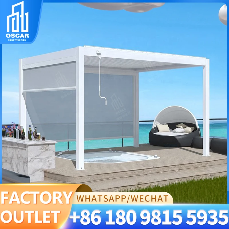 Индивидуальный внешний фонарь для внутреннего дворика покрывающий Алюминиевый