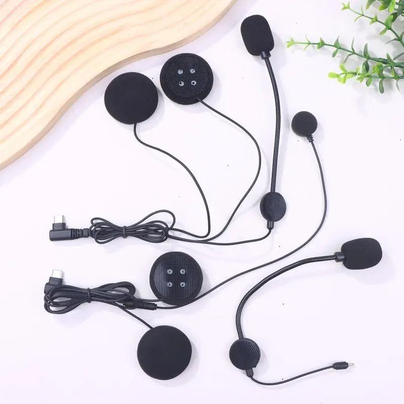 Фото Интерфейс TYPE-C для шлема, Bluetooth-гарнитура для LEXIN B4FM/GTX/G2P/G16/G1/MeshCom/Novus, аудионабор для мотоцикла №2