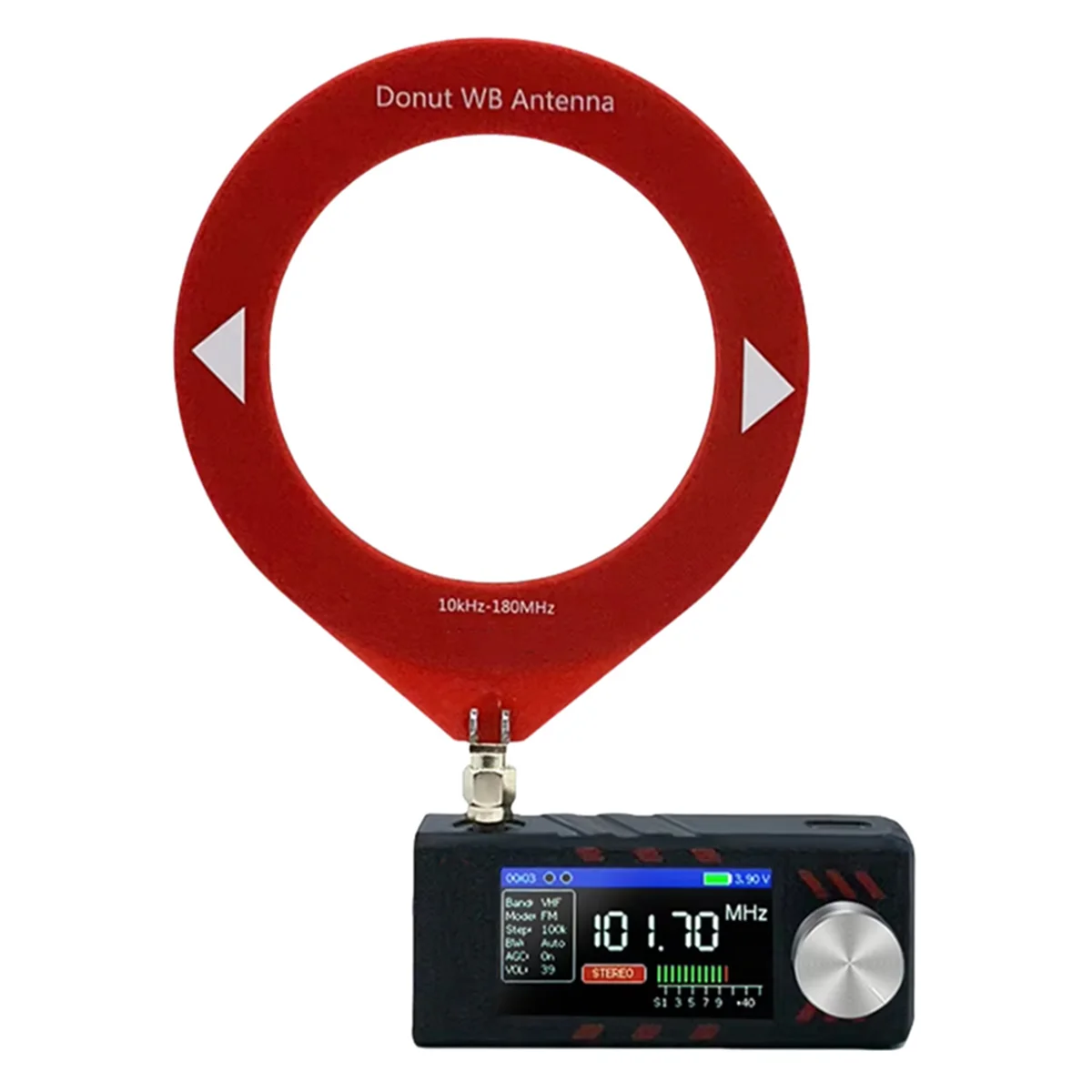 Фото Полнодиапазонное радио ABNJ SI4732 ATS MINI PRO 0,5-108 МГц LSB USB AM FM FM/AM ESP-32-S3 Радио HF SW MW VHF Радио с антенной №5