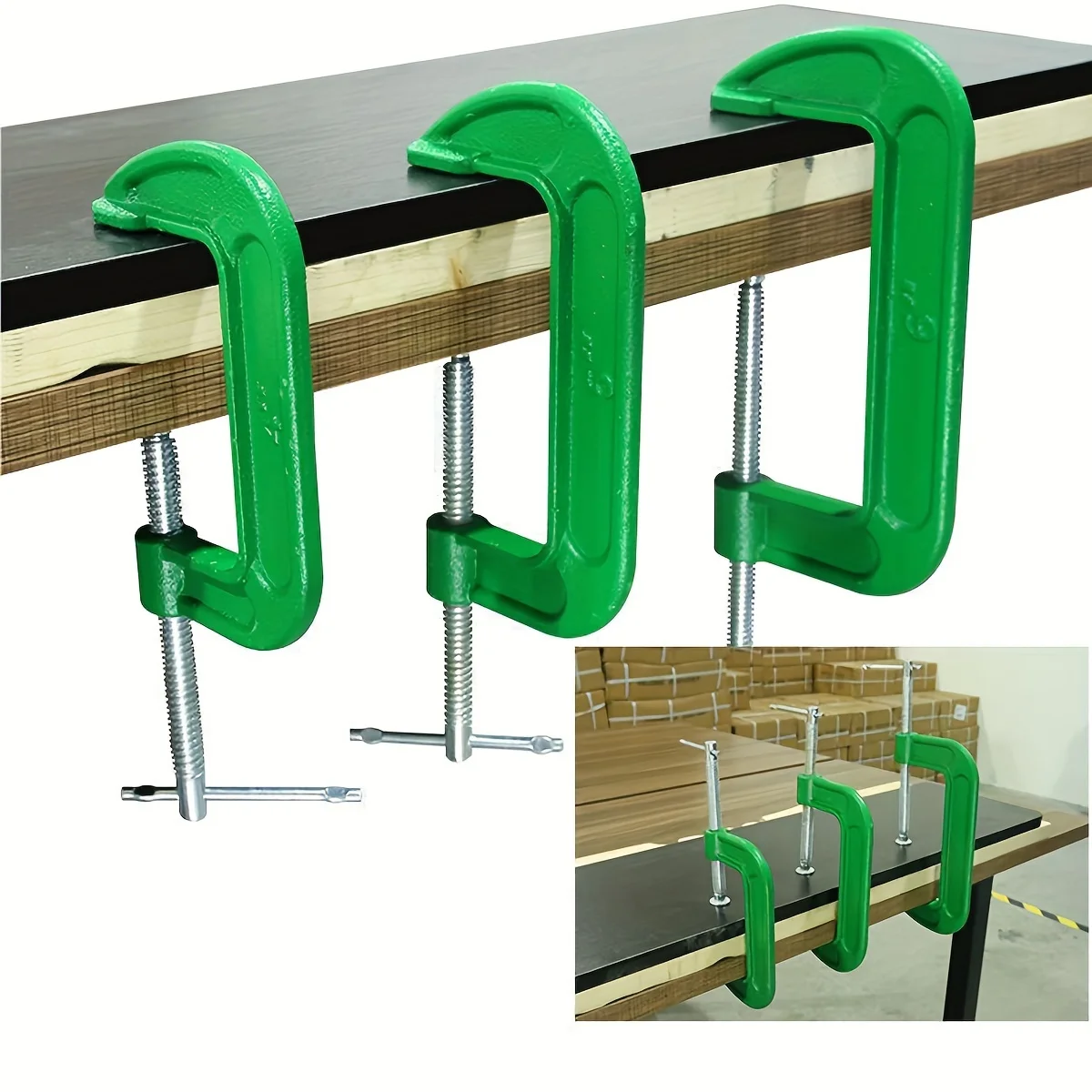 

Металлические зажимы для деревообработки 6"/3"/1"