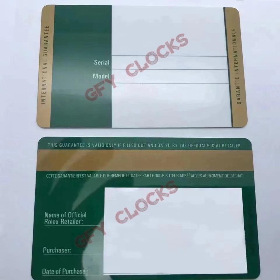 

Warranty card one watch one code link,Box link