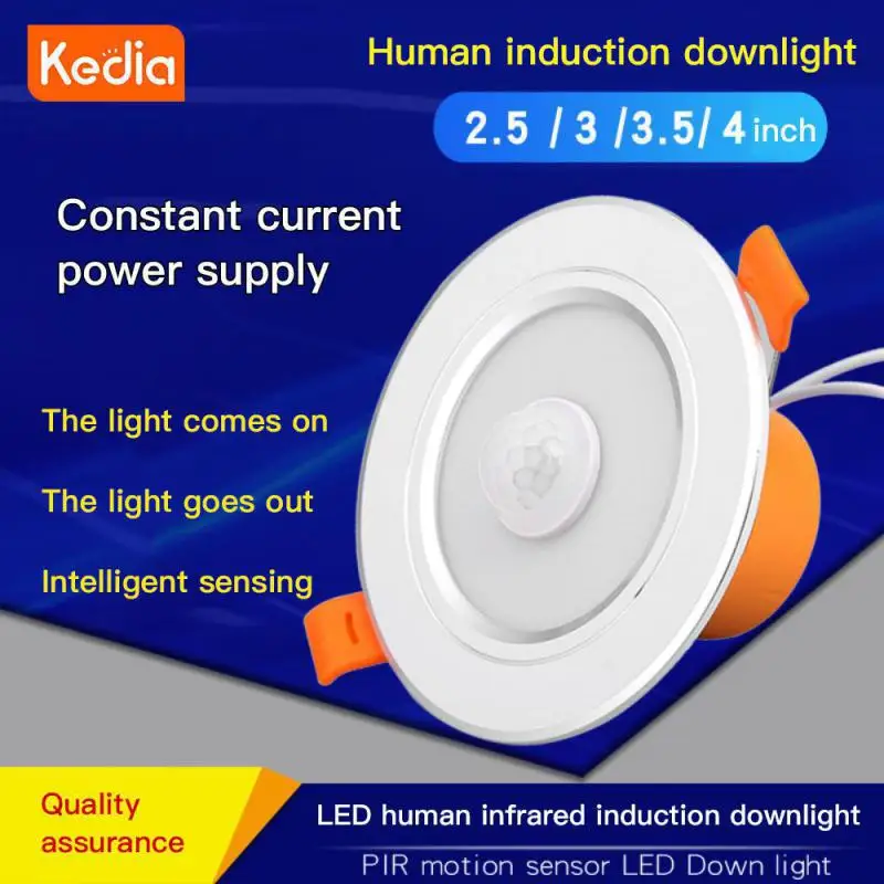 

Infrared Sensing Household Down Lights Sound-controlled Practical Wholesale Embedded Hole Light Night Light Human Sensing