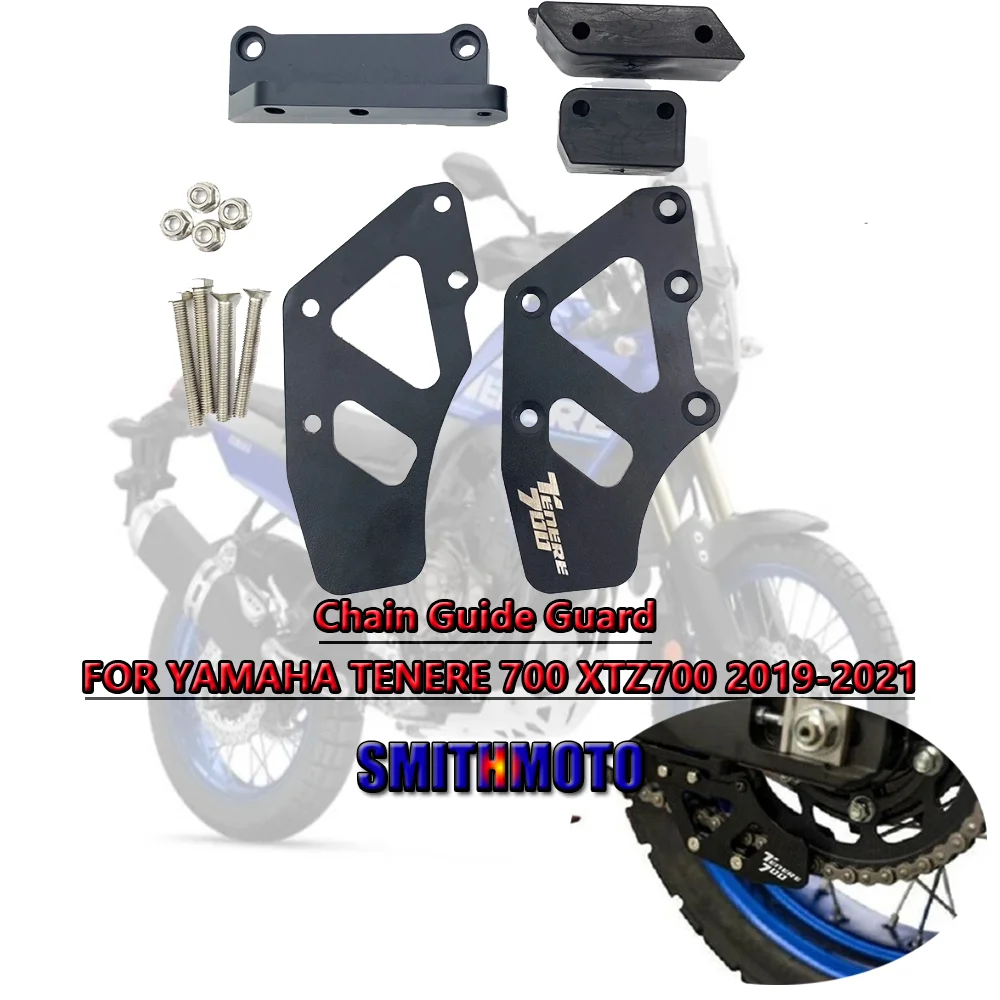 

Motorcycle Chain Cover For Tenere 700 Chainring Guide Pulley Chains Stabilizer Protector Guard For YAMAHA Tenere700 XT700Z T7