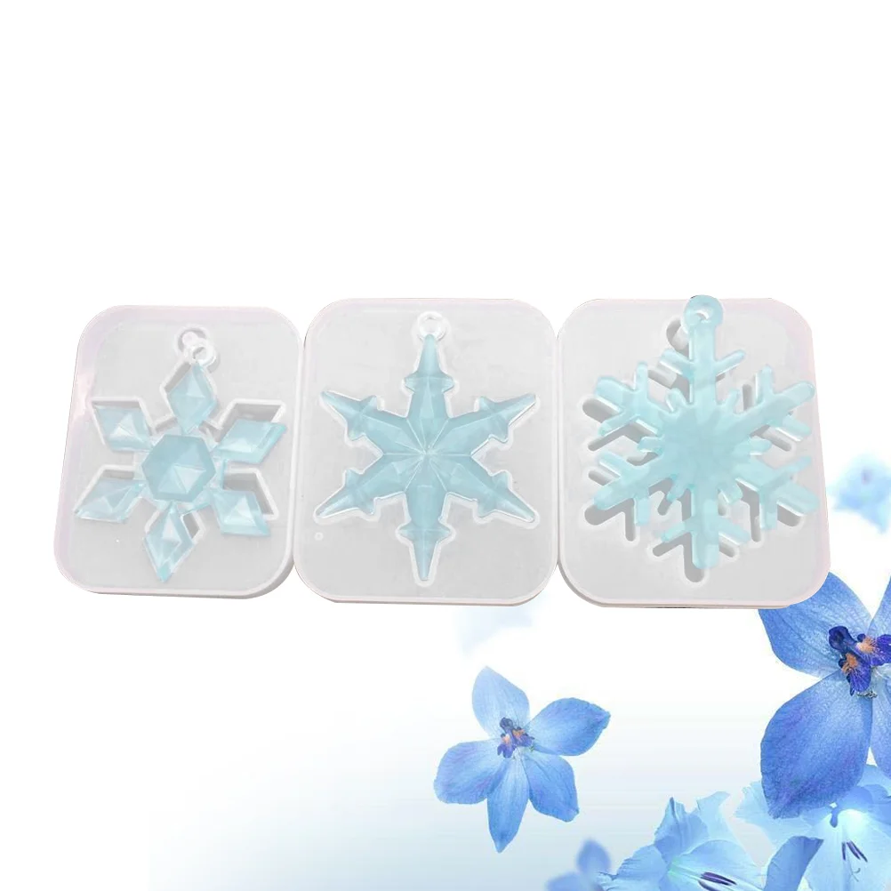 3 шт. аксессуары форма для подставок снежинка эпоксидная смола De Para Gelatinas