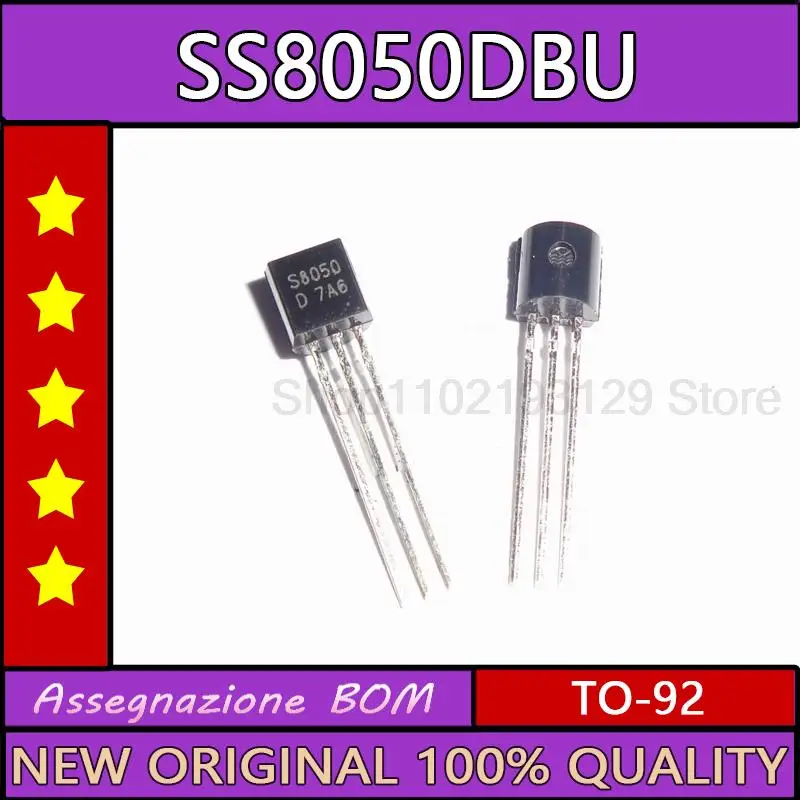 Новинка, 10 шт./партия, S8050d in-line TO-92, новый импортный ss8050dbu ss8050
