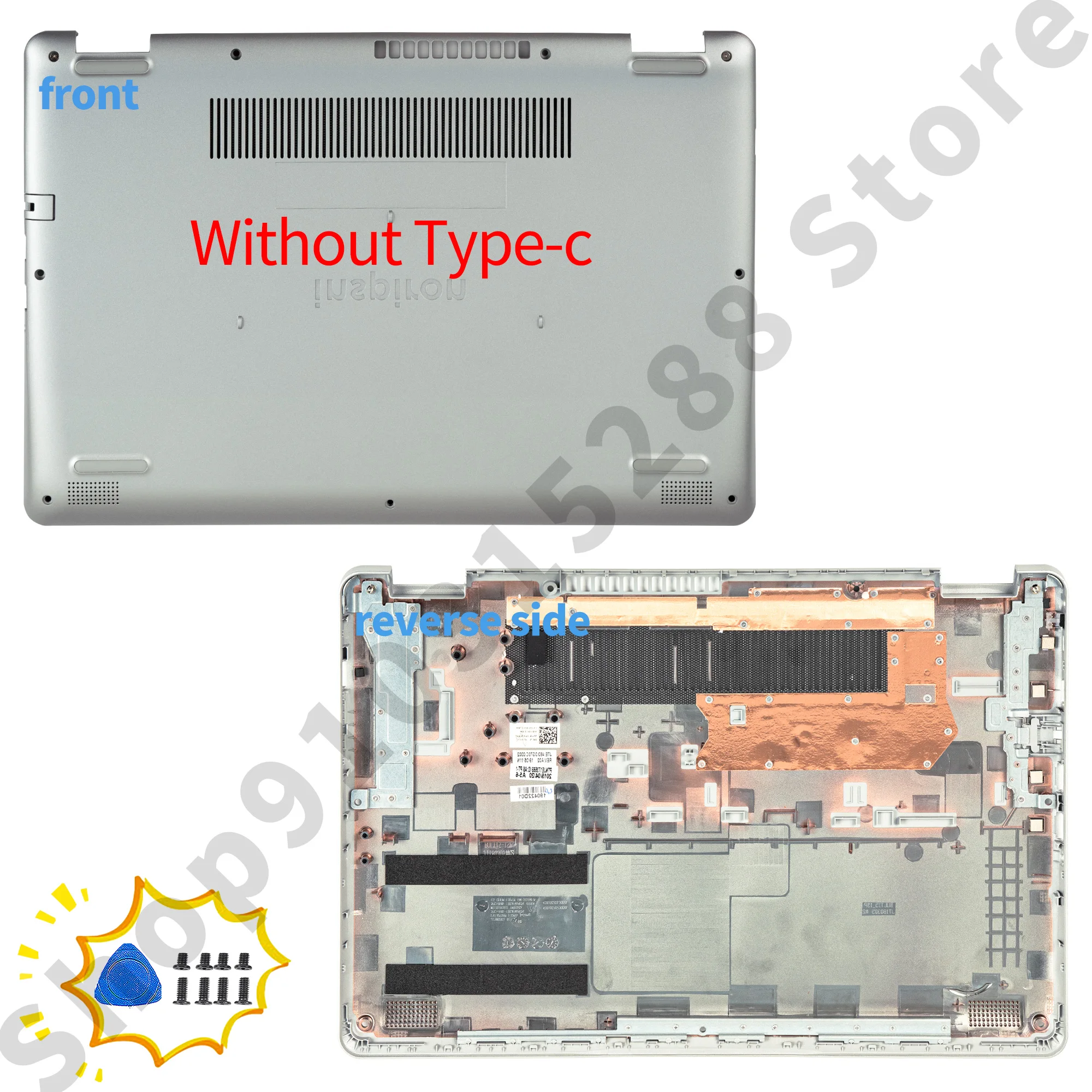 Детали для ноутбука Inspiron 15 5584 P85F задняя крышка ЖК-дисплея/0GYCJR Bezel/0J0MYJ Упор рук/0DFX5J