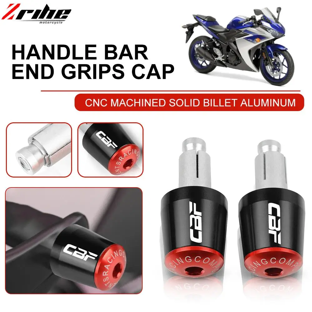 

CBF Handle Bar Ends For Honda CBF600 CBF1000 CBF500 CB600S CBF125 Motorcycle Handlebar Grips End Cap Anti Vibration Slider Plugs