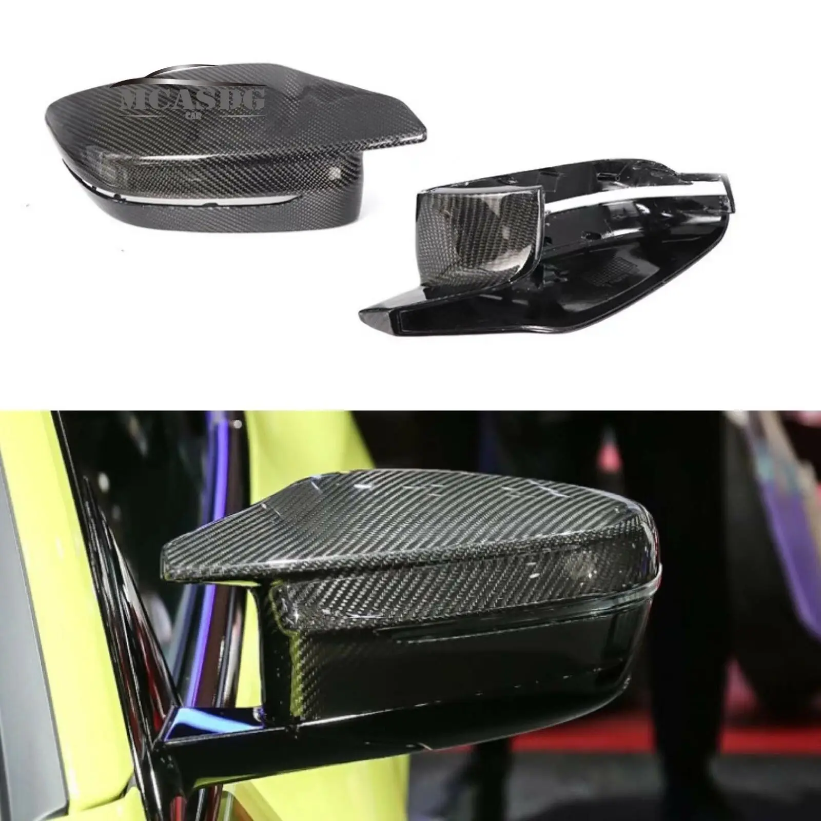 

Зеркальная крышка из углеродного волокна для BMW M3 M4 G80 G82 G83