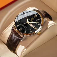 2022 men watches waterproof luminous top brand luxury leather casual sports quartz wristwatch military man watch for men relogio