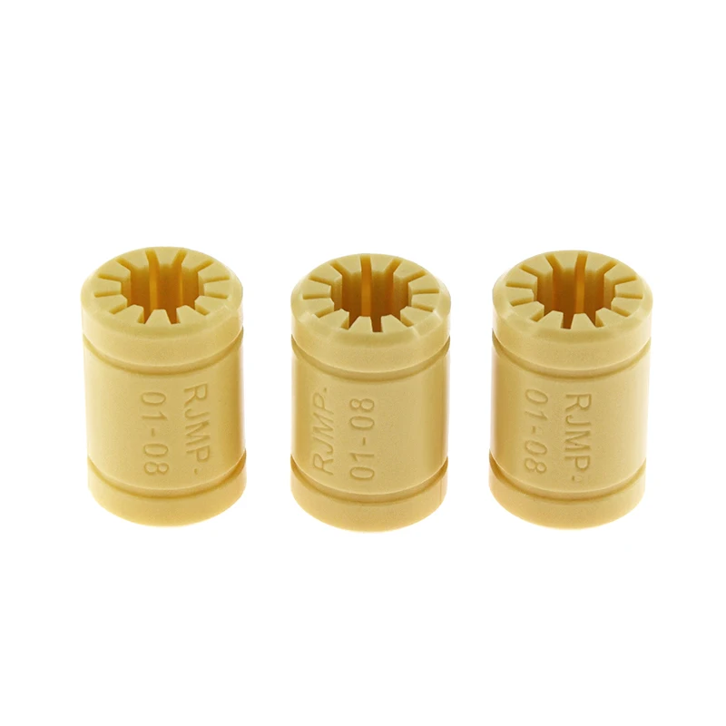 

1pcs RJMP-01-08 Solid Polymer LM8UU Linear Bearing 8mm Shaft CNC Plastic Bushing Reprap Medel For Prusa i3 3D Printer Parts
