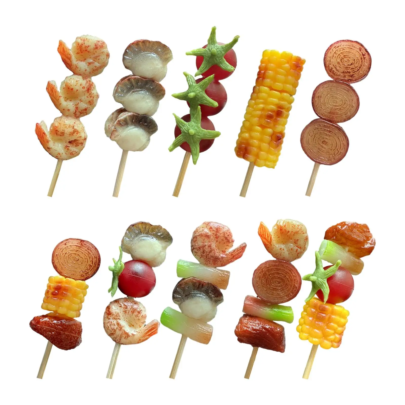 

Mini Barbecue Kebabs Barbecue Toy Simulation Barbecue Skewers Kids Play Toys Food Playset for Children Kids Boys Birthday Gifts