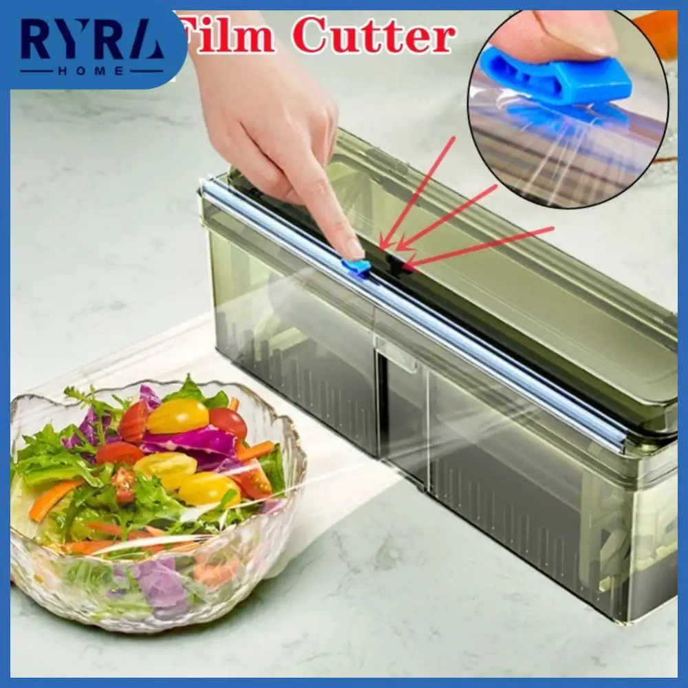 

Cutting Box Cling Film 1pcs Wrap Cutting Box For Aluminum Foil Wax Paper Cling Wrap Dispenser Kitchen Accessories Tools Plastic