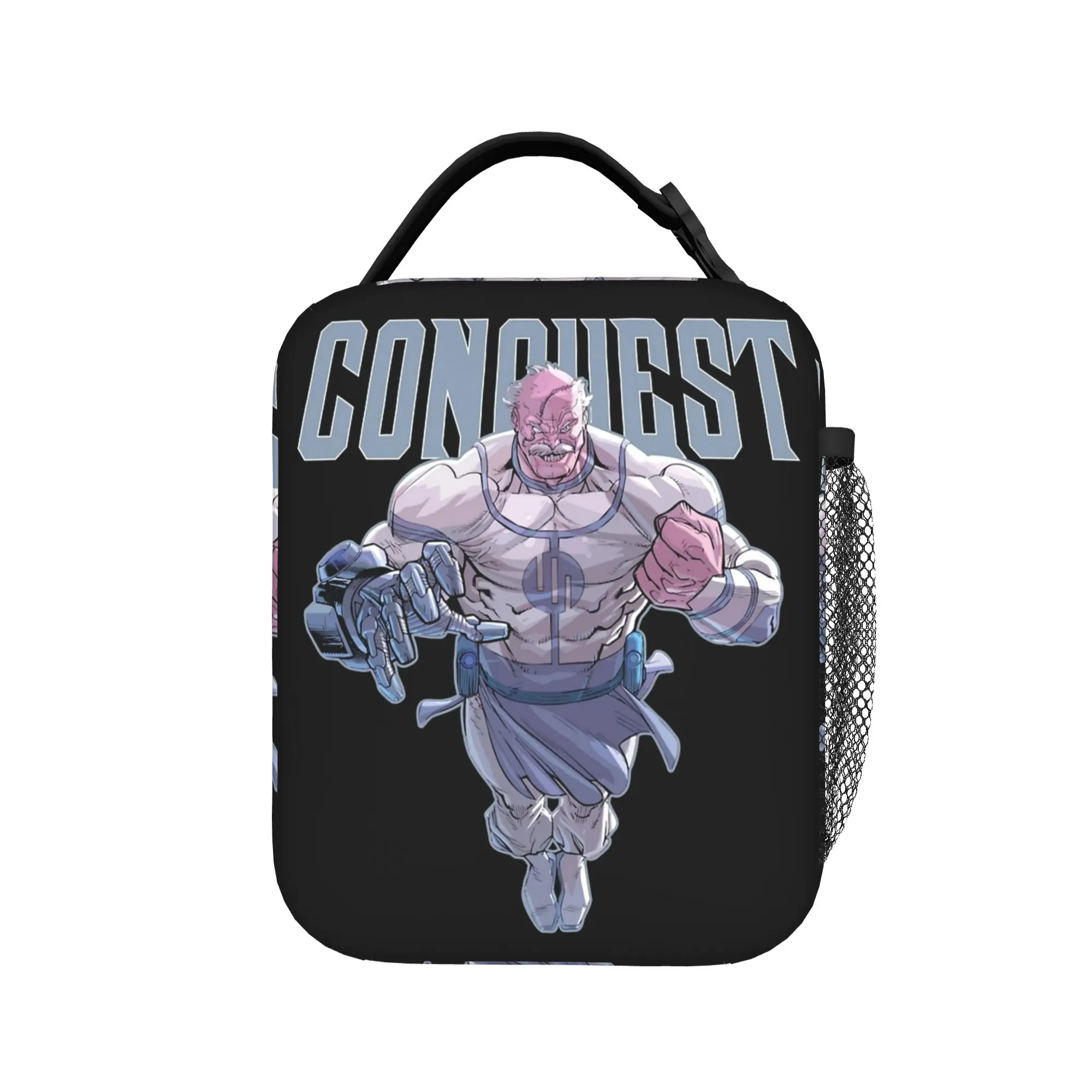 Фото Термоизолированные сумки для обедов Conquest Invincible Character для путешествий, портативные сумки для еды, термосумки-холодильники для обедов №2