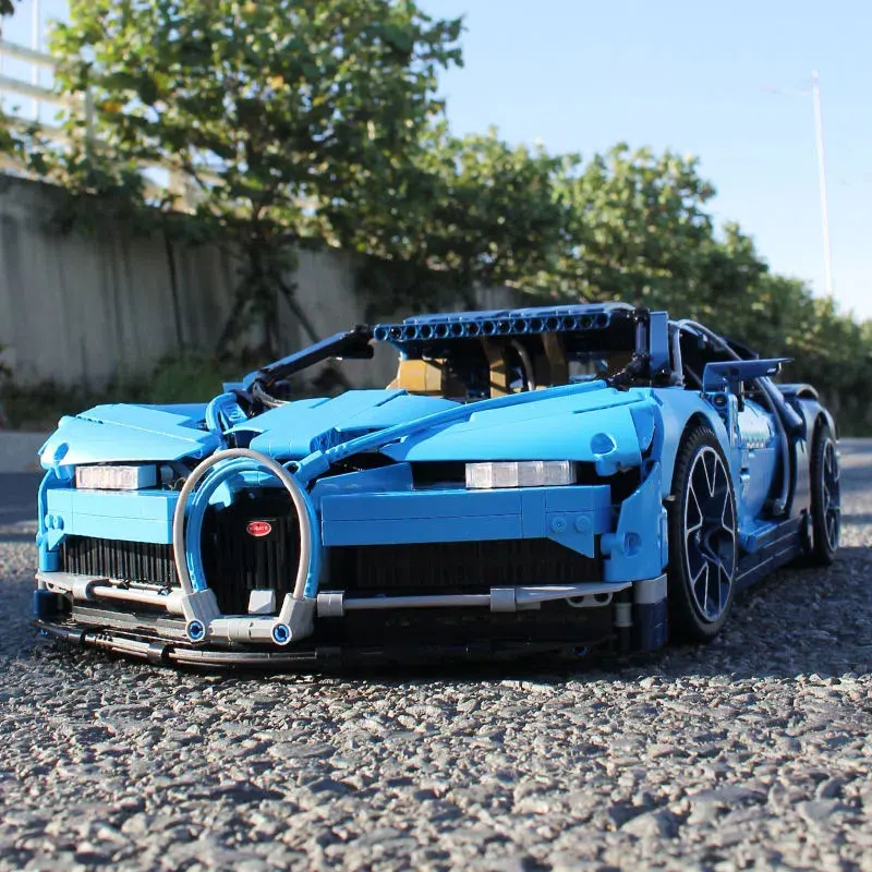 

City 1∶8 Bugatties Speed Super Car Sportcar Technology Same As 42083 Building Blocks Model Toys Birthday Gifts for Children DIY