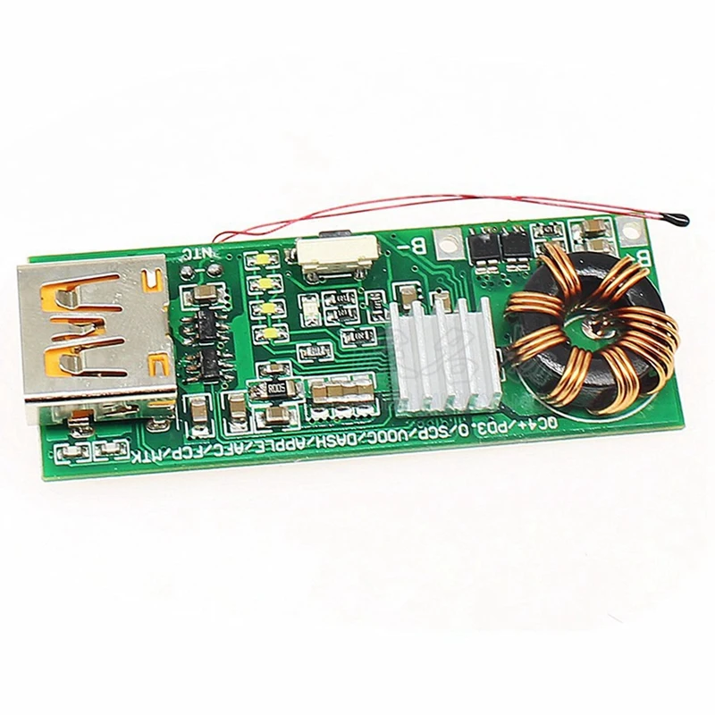 

QC4.0 QC3.0 Bidirectional Fast Charging Power Module Mobile Phone Power Bank Type-C USB 3.7V To 5V Boost Charger Circuit