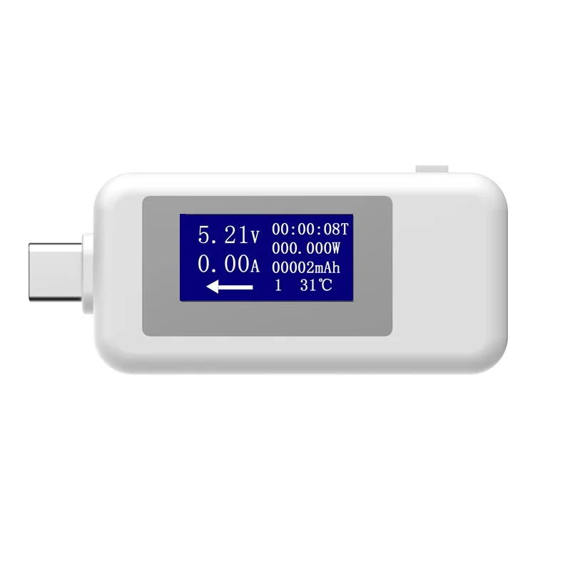 KWS-1802C Multifunction USB Tester Type-c Charger Detector Digital Voltmeter Ammeter Voltage Meters