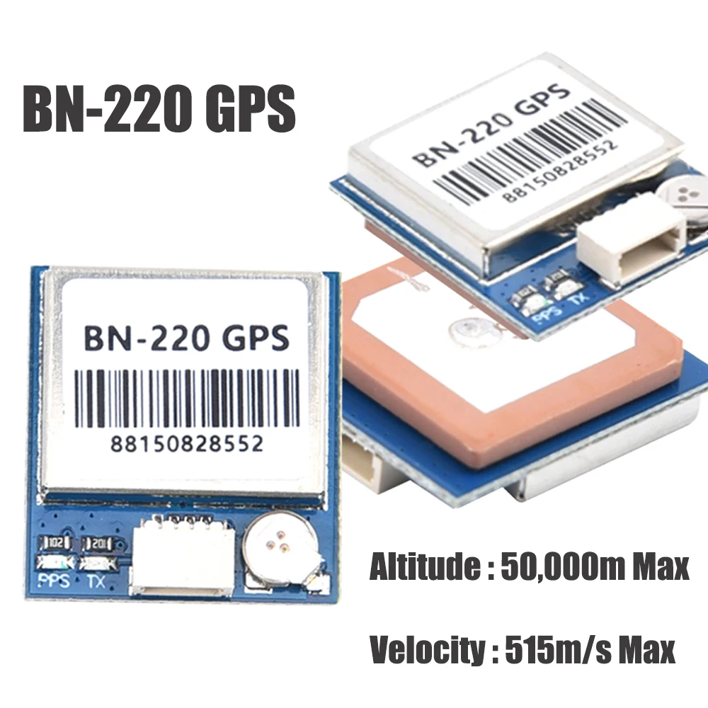 

GPS-модуль BN-220 TTL уровень с кабелем двойной модуль Компас для радиоуправляемых гонок FPV дронов самолетов квадрокоптеров