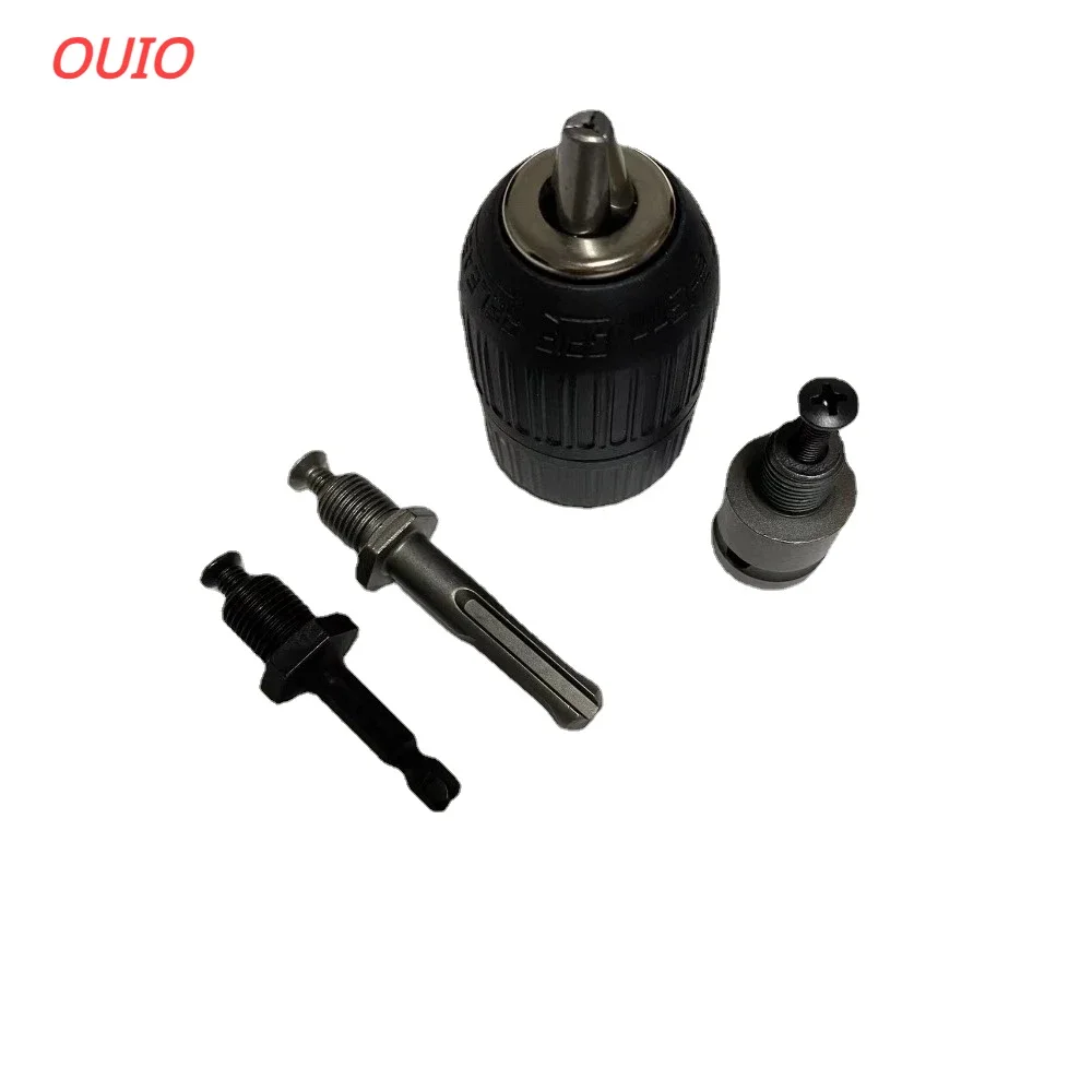 

Бесключевой сверлильный патрон OUIO, конвертер 2-13 мм, резьба 1/2-20UNF, быстросменный адаптер SDS 1/4 дюйма, шестигранный ударный ключ, сверло