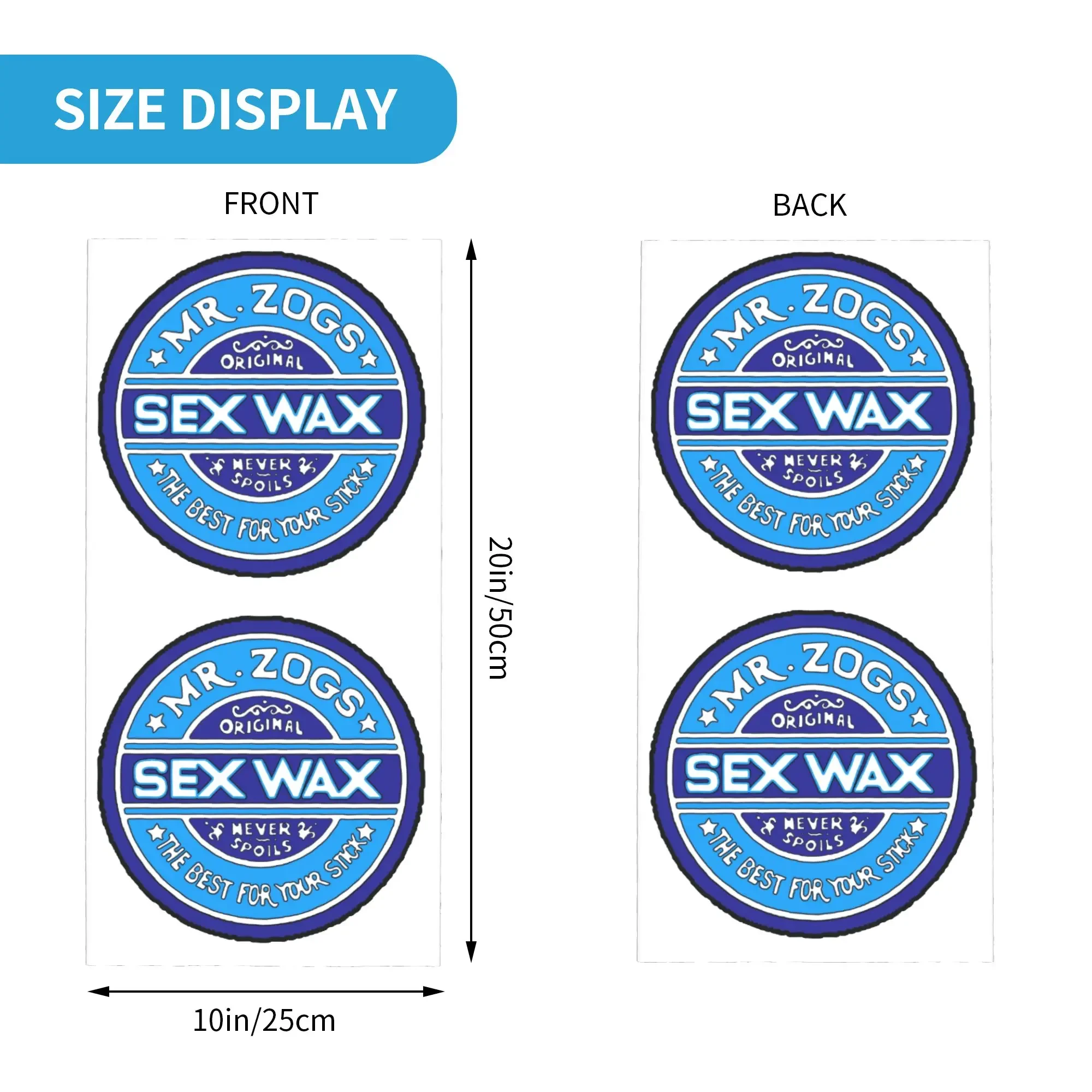 Фото Новая бандана-бафф Mr Zogs Surfing Sex Wax: ветрозащитный шарф-маска для лица, головной убор для мужчин и женщин, балаклава-труба №2